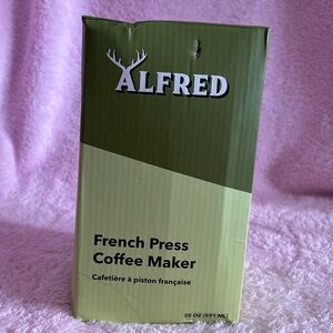 NWOT ALFRED FRENCH PRESS COFFEE MAKER
